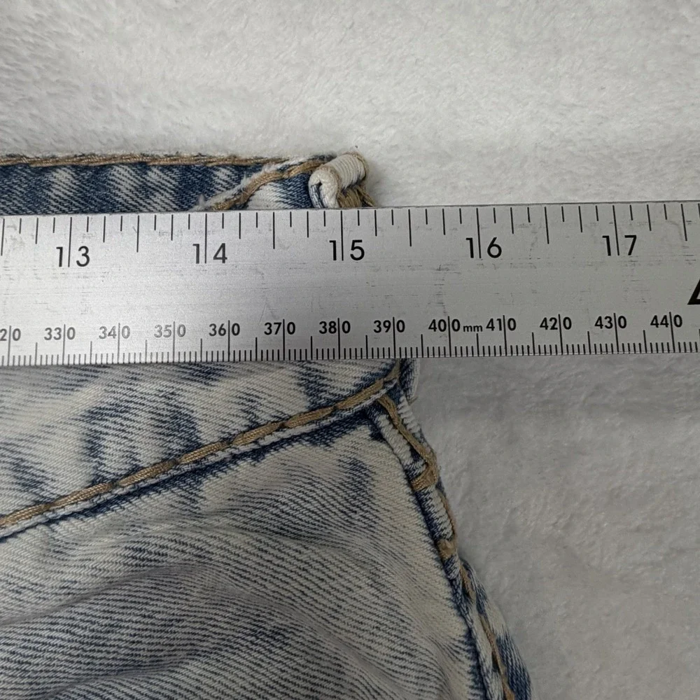 True Religion Ricky Acid Wash Straight Jeans Mens 28 Denim Blue Relaxed 30x34